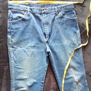 Wrangler Men's Blue Straight Jeans